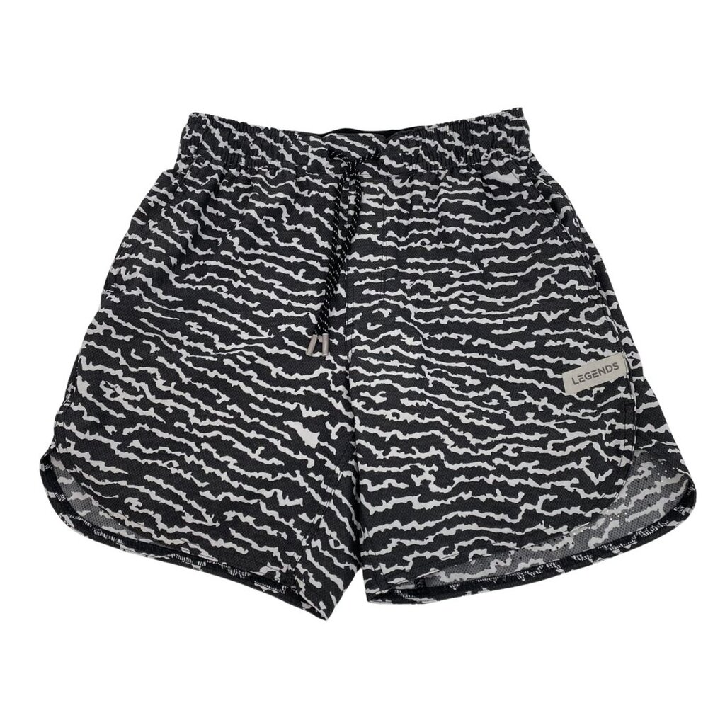 Legends Athletic Black & Gray Shorts | Size S